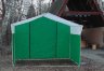 Торговая палатка Митек «Домик» 2,0 х 3,0 м желто-зеленая из квадратной трубы 20 х 20 мм