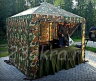 Тент - шатер Митек Пикник-Люкс 2,5 х 2,5 м камуфляж (армейский)