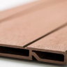 Высокопрочный пластиковый сарай хозблок из ДПК Fusion 7 х 7,5 (площадь 4,0 кв.м.) коричневый