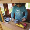 Детский игровой домик Solowave Цветочный люкс