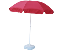Пляжный зонт складной 1,8 м (красный)