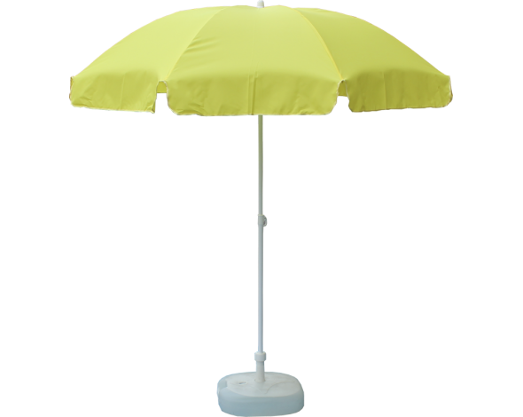 Пляжный зонт складной 2,0 м (желтый)