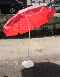 Пляжный зонт складной 2,0 м (красный)