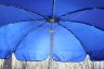 Пляжный зонт складной 2,0 м (бело-синий)
