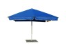 Зонт торговый (уличный) 4 х 4 м (4 спицы) с воланом (синий)