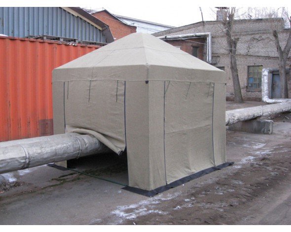 Палатка сварщика Митек 3 х 3 м (брезент огнеупорный)