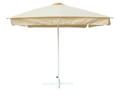 Зонт торговый (уличный) 2,5 х 2,5 м (8 спиц) с воланом (бежевый)
