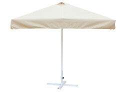 Зонт торговый (уличный) 2 х 2 м (8 спиц) с воланом (бежевый)
