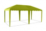 Торговый шатер 2,5х5 м (желто-зеленый) со стенками