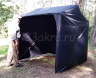 Торговая палатка Митек «Кабриолет» 2,0 x 2,0 м черная из трубы 18 мм