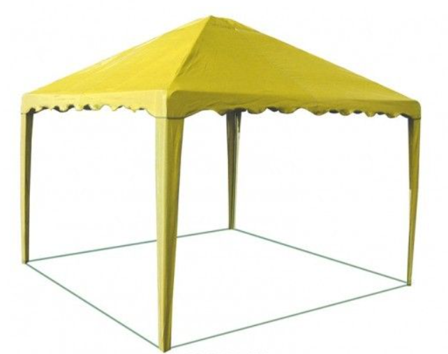 Торговый шатер 2,5х2,5 м (желтый)