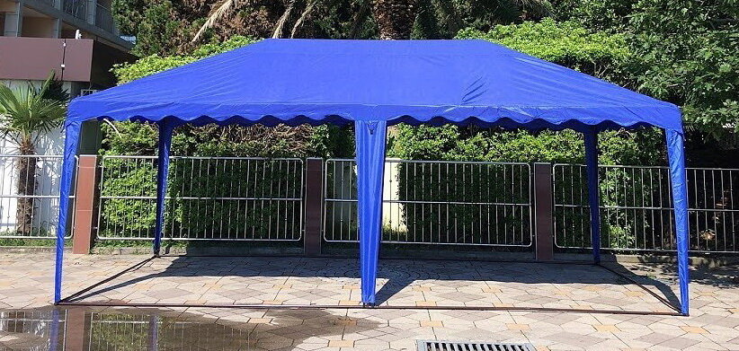 Торговый шатер 2,5х5 м (синий)