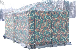Тент - шатер Митек Пикник 2,5 х 5,0 м камуфляж (армейский)