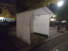 Торговая палатка Митек «Домик» 1,5 x 1,5 м белая из трубы 18 мм