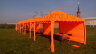 Торговый шатер 3х6 м (оранжевый)