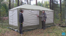 Тент - шатер Митек Пикник 2,5 х 5,0 м хаки-бежевый