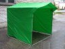 Торговая палатка Митек «Домик» 2,0 x 2,0 м желто-зеленая из квадратной трубы 20 х 20 мм